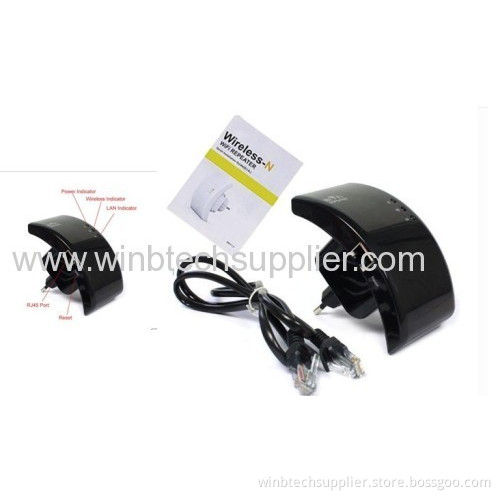 Wireless-n Wifi Repeater 802.11n/b/g Wi Fi Network Router Range Expander 300m 2dbi Antennas Signal Booster Amplifier